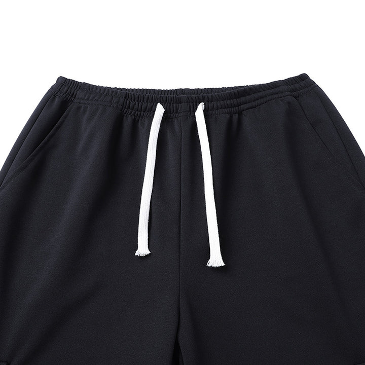 Herren lockere Cargo-Jogginghosen mit elastischem Bund, Kordelzug und aufgesetzten Klappentaschen – Bravaro