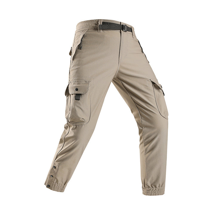 Herren Tapered Cargo-Joggerhose im Tactical-Utility-Stil mit elastischem Knöchelsaum und Multifachtaschen Echo Archiv
