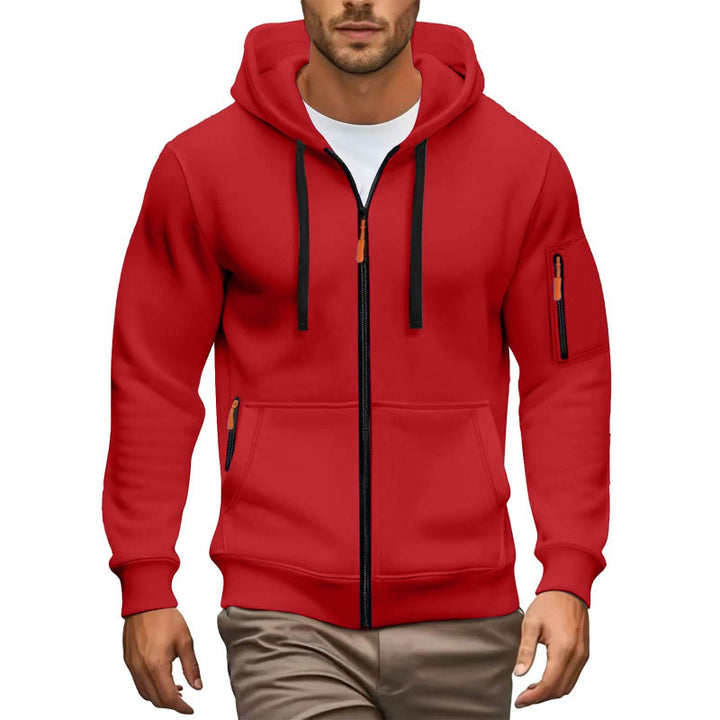 Herren Hochwertiger Zip-Hoodie Echoarchiv