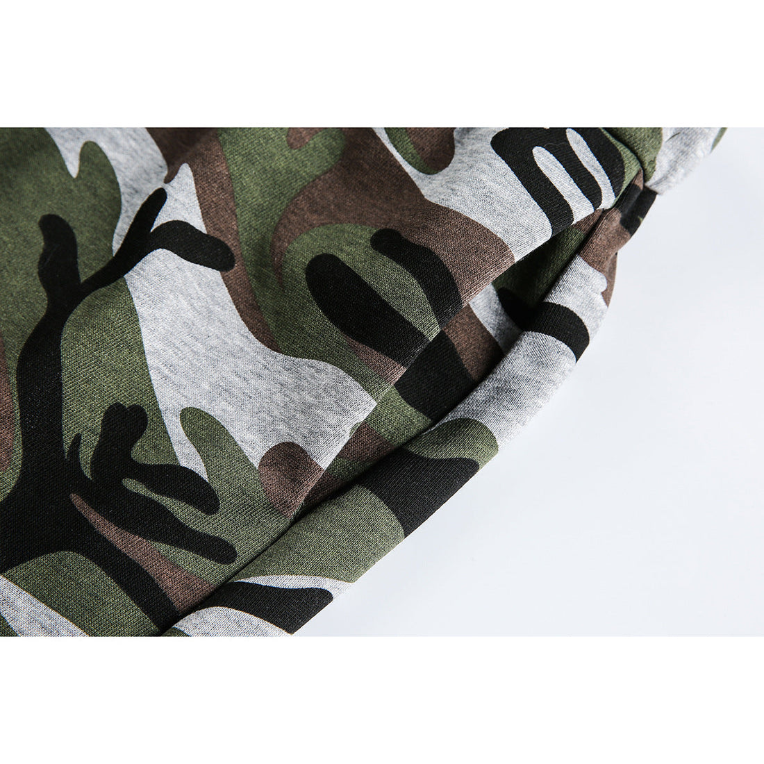 Damen Midi-Rock im Camouflage-Style mit elastischem Bund und Kordelzug Echoarchiv