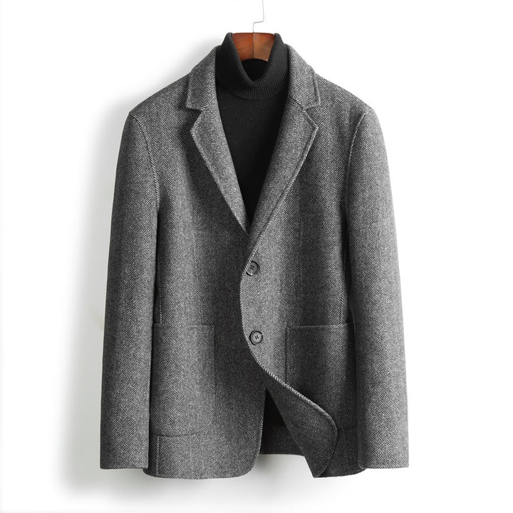 Herren Herringbone-Muster Blazer Echoarchiv