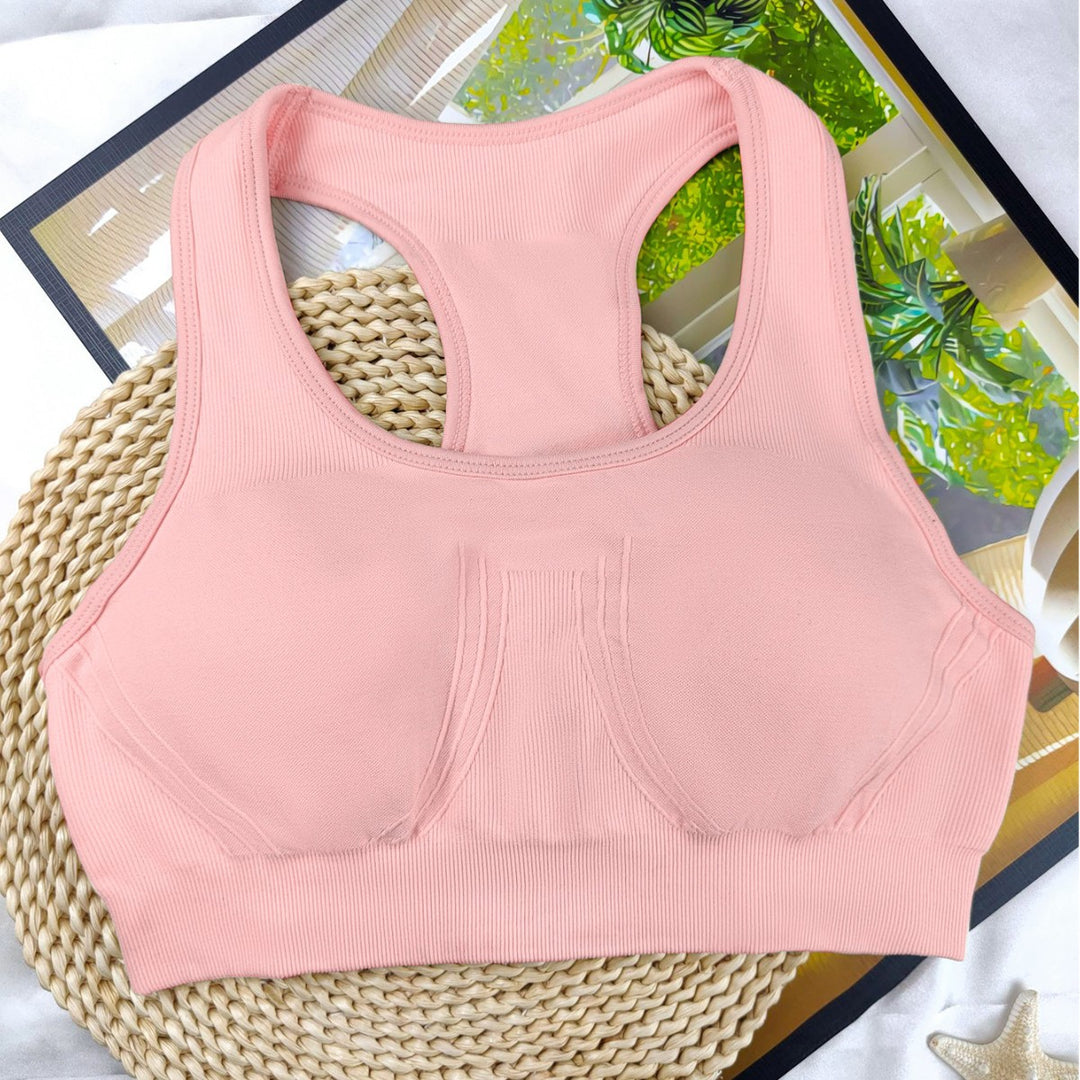 Damen Sport-Bustier mit atmungsaktivem Mischgewebe und stützenden Cups Echo Archiv