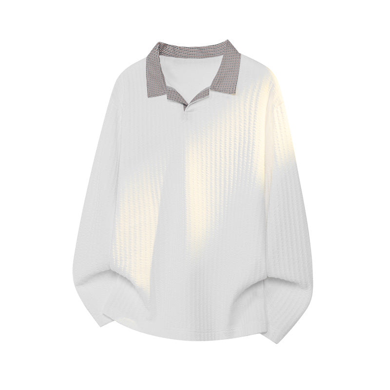 Damen Modisches Oversized Hemd mit kariertem Kragen Echo Archiv