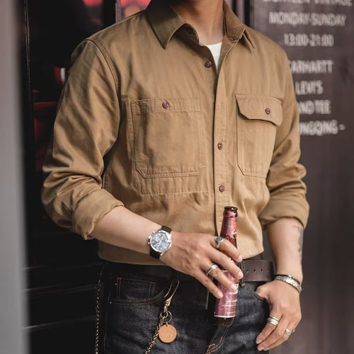 Herren Utility-Shirt mit Brusttaschen Echo Archive