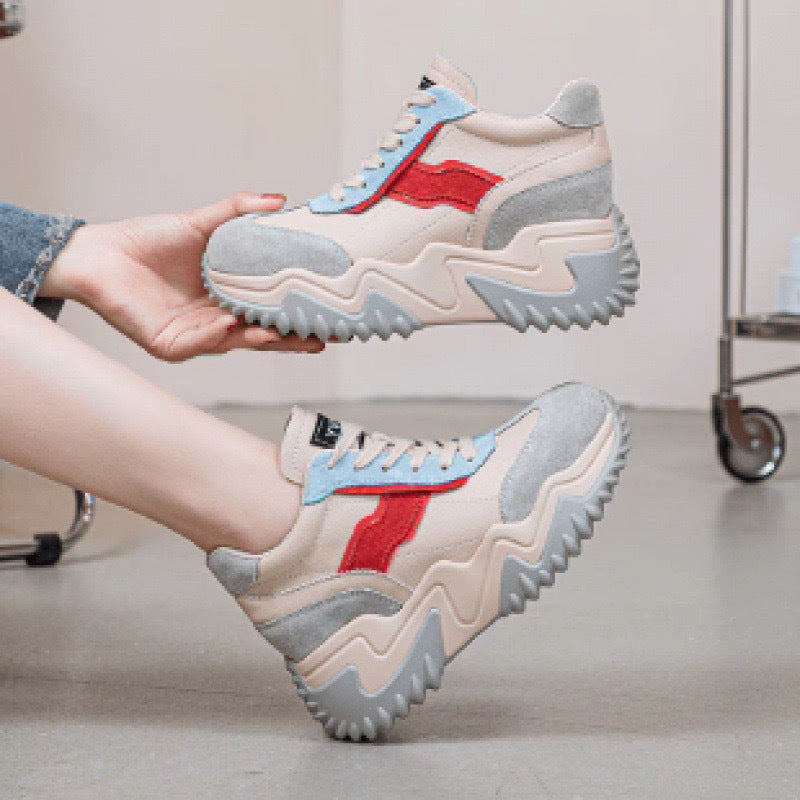 Damen Chunky Sneakers mit trendigem Design und bequemer Dämpfung Echo Archiv