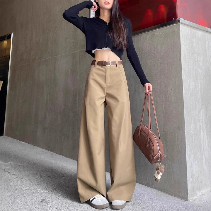 Damen Modische und lässige Hochtausende Hose Echoarchiv