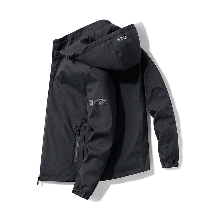 Herren Wetterfeste Outdoorjacke mit verstellbarer Kapuze Echo Archiv 1787797862