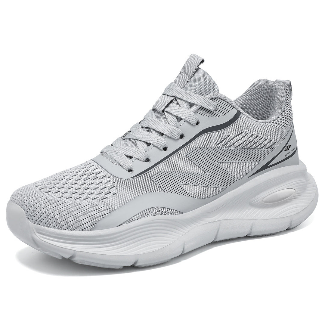 Damen nan Performance-Slip-On Running-Sneaker mit nahtlosem Mesh-Obermaterial, stoßdämpfender Waben-Plateausohle und verstärkter Fersenstütze Echo Archiv
