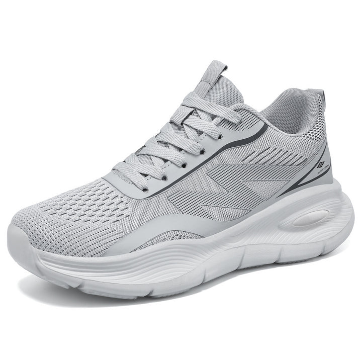 Damen nan Performance-Slip-On Running-Sneaker mit nahtlosem Mesh-Obermaterial, stoßdämpfender Waben-Plateausohle und verstärkter Fersenstütze Echo Archiv