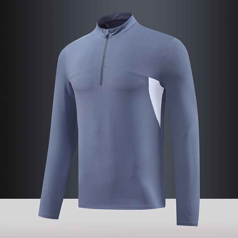 Herren Funktions-Thermoshirt mit Stehkragen und Reißverschluss Echoarchiv