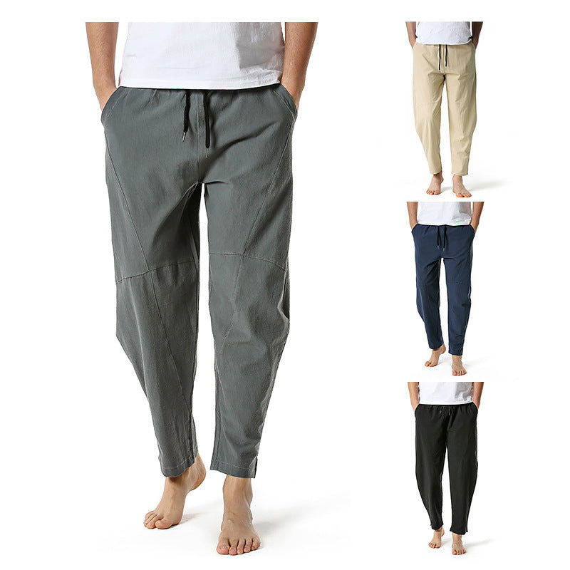 Herren moderne Freizeit-Hose mit elastischem Bund und praktischen Seitentaschen Echoarchiv