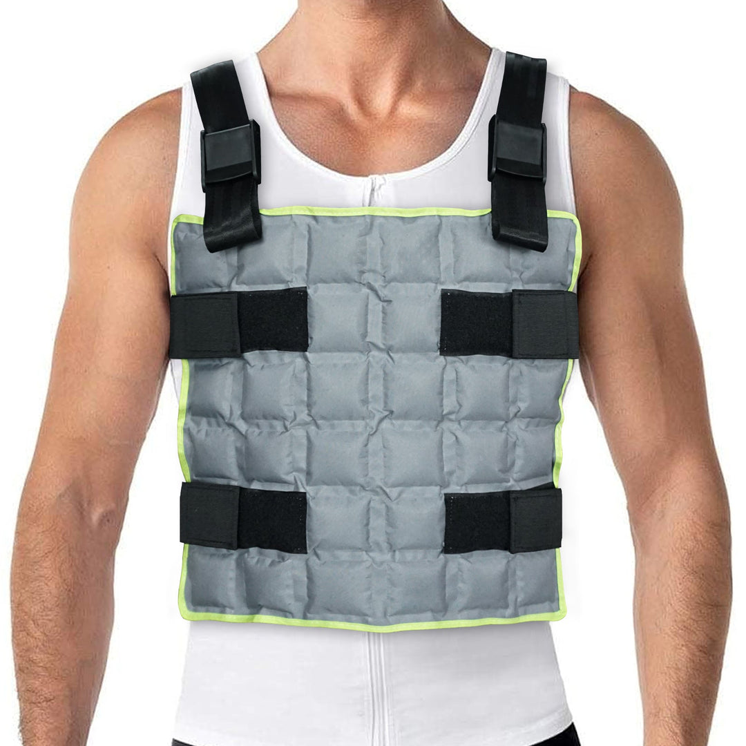 Unisex nan verstellbare Trainingsgewichtsweste mit modularen Gewichtstaschen, Klettfixierung und gepolsterten Schultergurten Echo Archiv