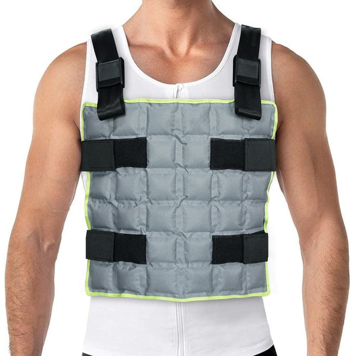 Unisex nan verstellbare Trainingsgewichtsweste mit modularen Gewichtstaschen, Klettfixierung und gepolsterten Schultergurten Echo Archiv