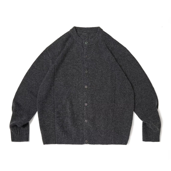 Damen Modischer Strick-Cardigan mit Rundknopfleiste Echoarchiv