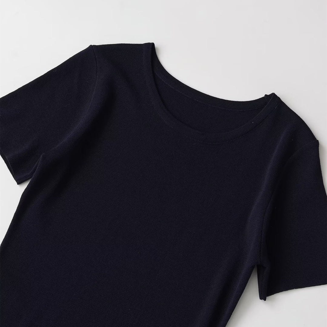 Damen Maxikleid mit schwingendem Schnitt und betontem Tailleneinsatz Echo Archiv