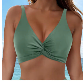Damen Sportliches Bikinioberteil mit Twist-Design Echo Archiv