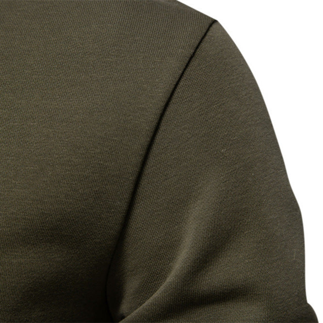 Herren nan klassisches Rundhals-Sweatshirt aus schwerer Baumwollmischung mit angerauter Innenseite und gerippten Bündchen Echo Archiv