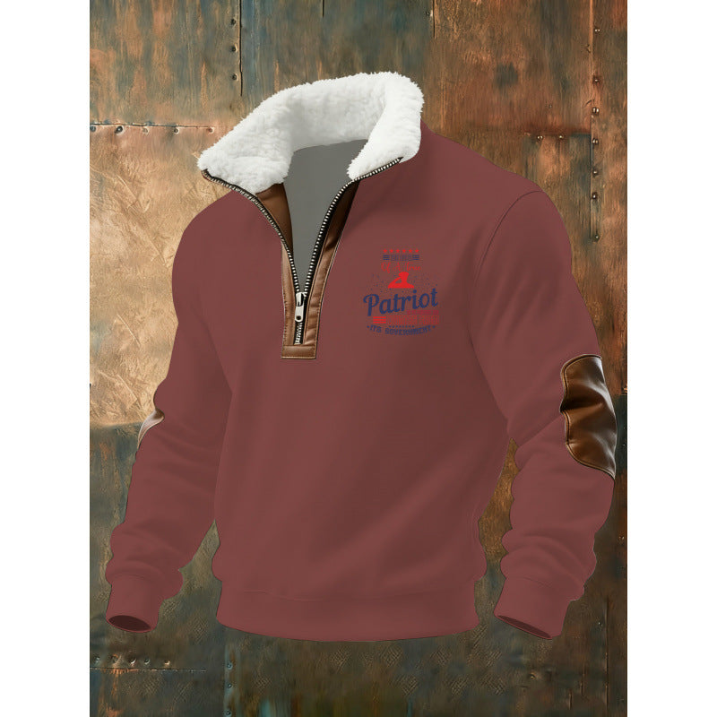 Herren Klassischer Kapuzenpullover mit Fleece-Detail Echoarchiv