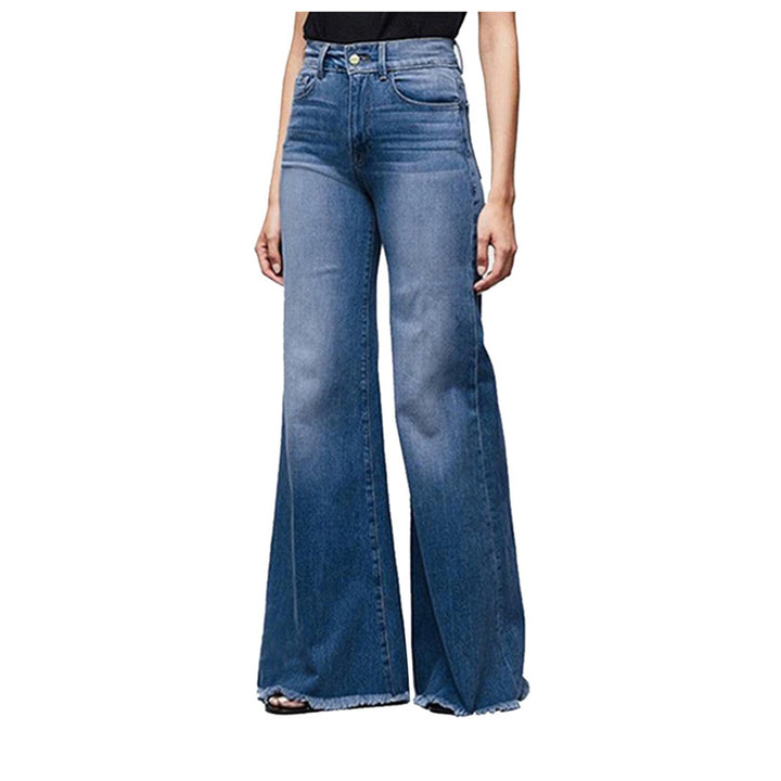 Damen Hoch geschnittene Schlagjeans im Vintage-Look Echo Archiv