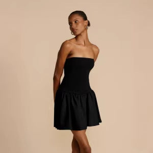 Damen Bandeau-Kleid mit frischem und fließendem Rock Echo Archiv