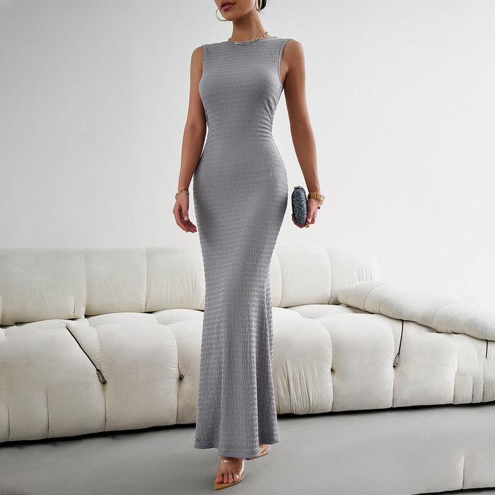 Damen Elegantes figurbetontes Abendkleid mit Fließendem Saum Echo Archiv
