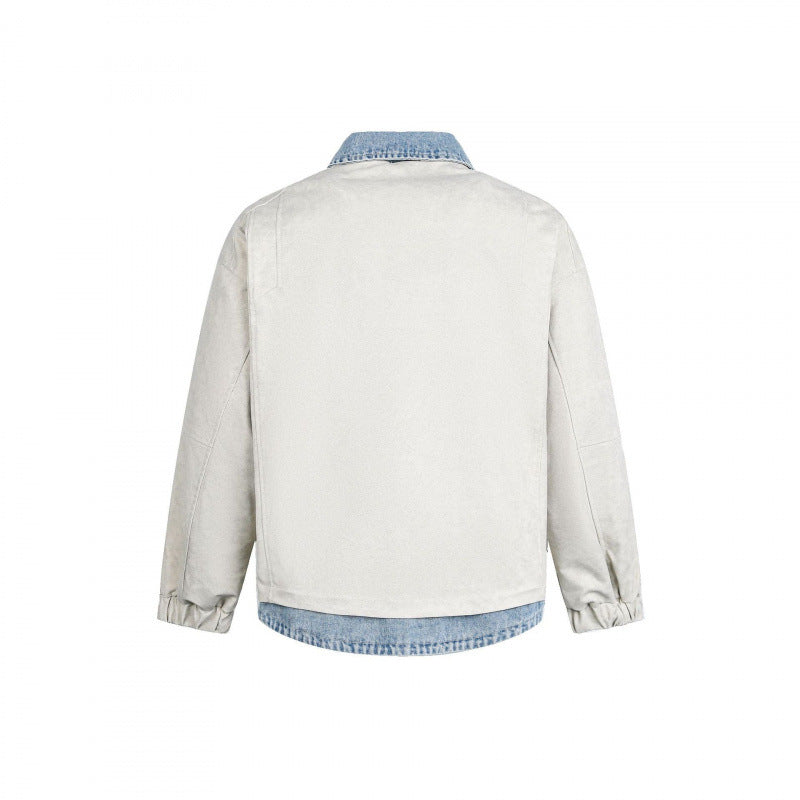 Herren Lagenjacke mit Velourslederoptik und integriertem Jeansfutter Echo Archiv