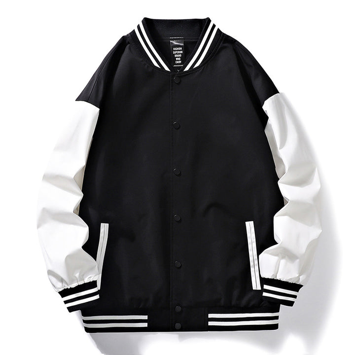 Herren sporty Bomberjacke mit Kontrastärmeln Echoarchiv