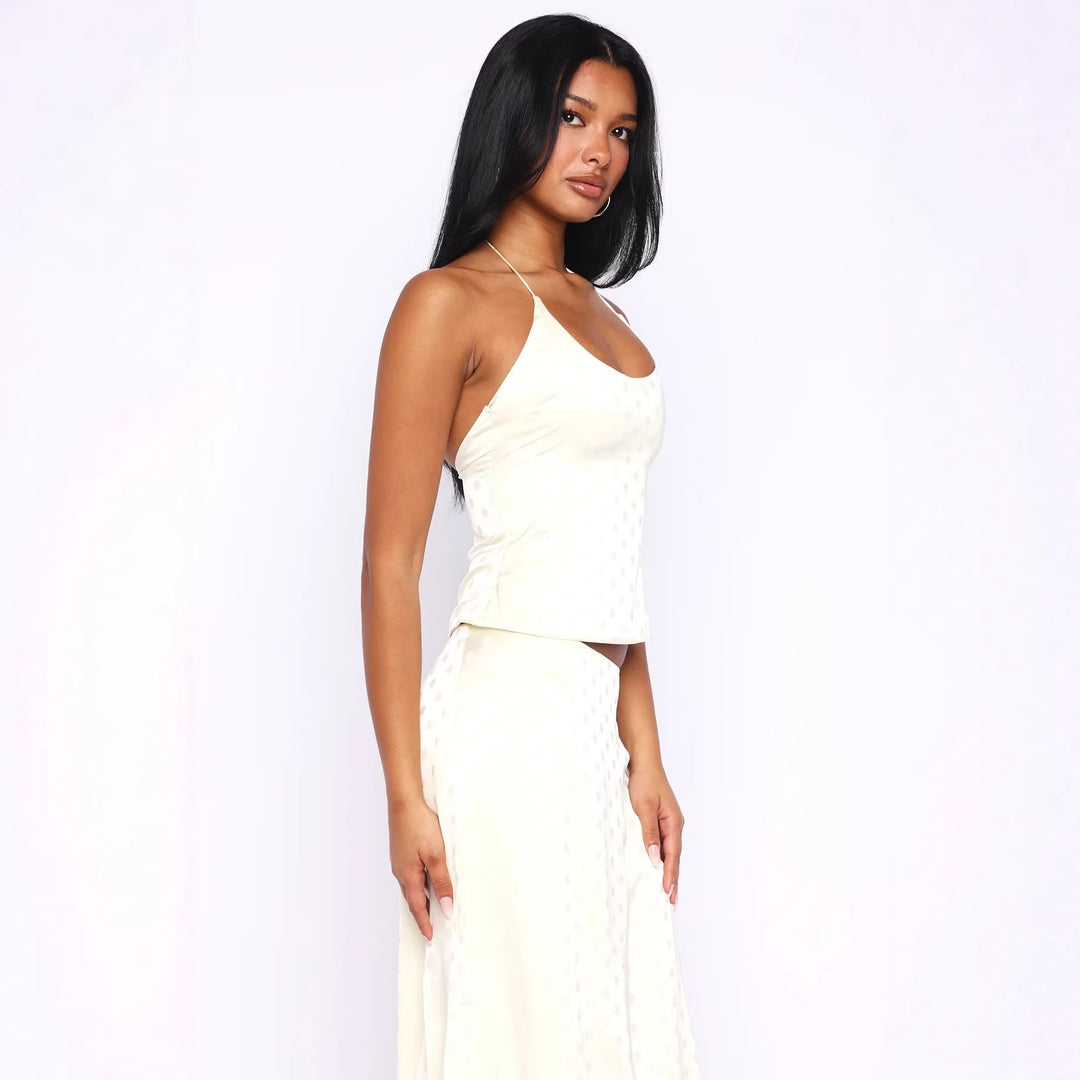 Damen romantisches Oberteil mit schulterfreiem Design Echo Archiv
