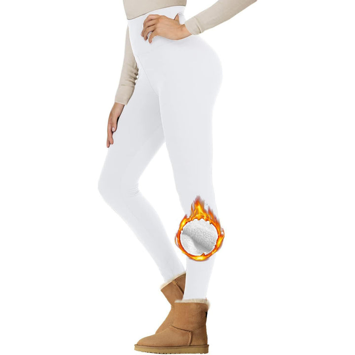 Damen Fleecegefütterte Thermoleggings mit hohem Bund und figurformendem Stretch Echo Archiv