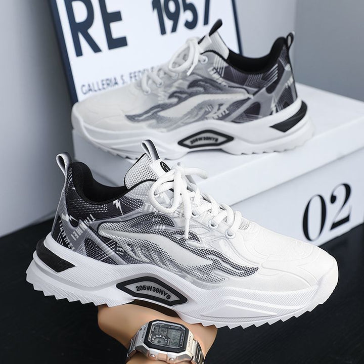 Damen Sportliche Sneakers mit modernem Grafikdesign und rutschfester Sohle Echo Archiv