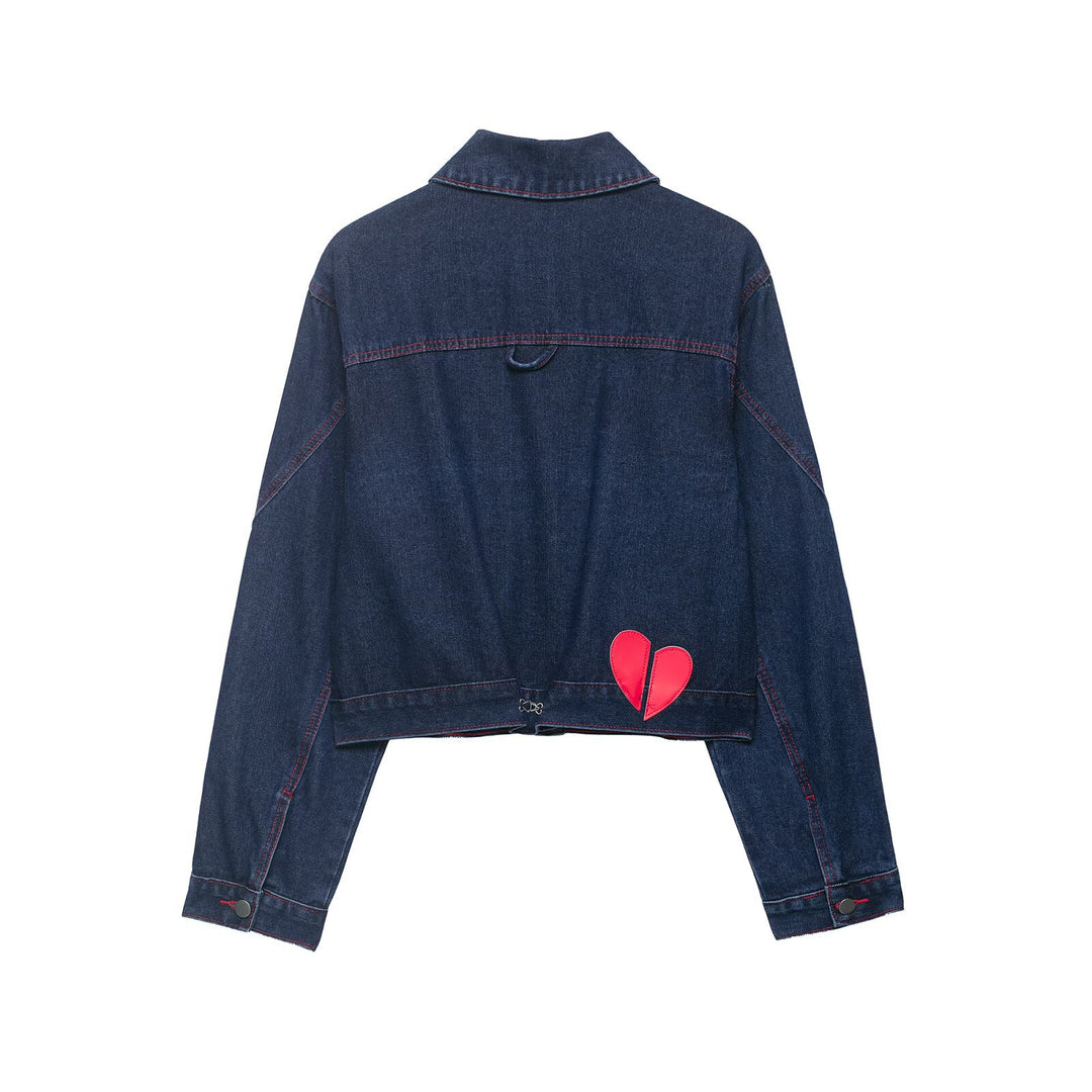 Damen Weite High‑Waist-Jeans mit mittlerer Leibhöhe, geradem Bein und kontrastfarbigen Ziernähten Echo Archiv