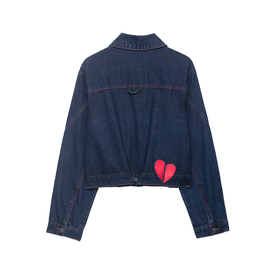 Damen Weite High‑Waist-Jeans mit mittlerer Leibhöhe, geradem Bein und kontrastfarbigen Ziernähten Echo Archiv