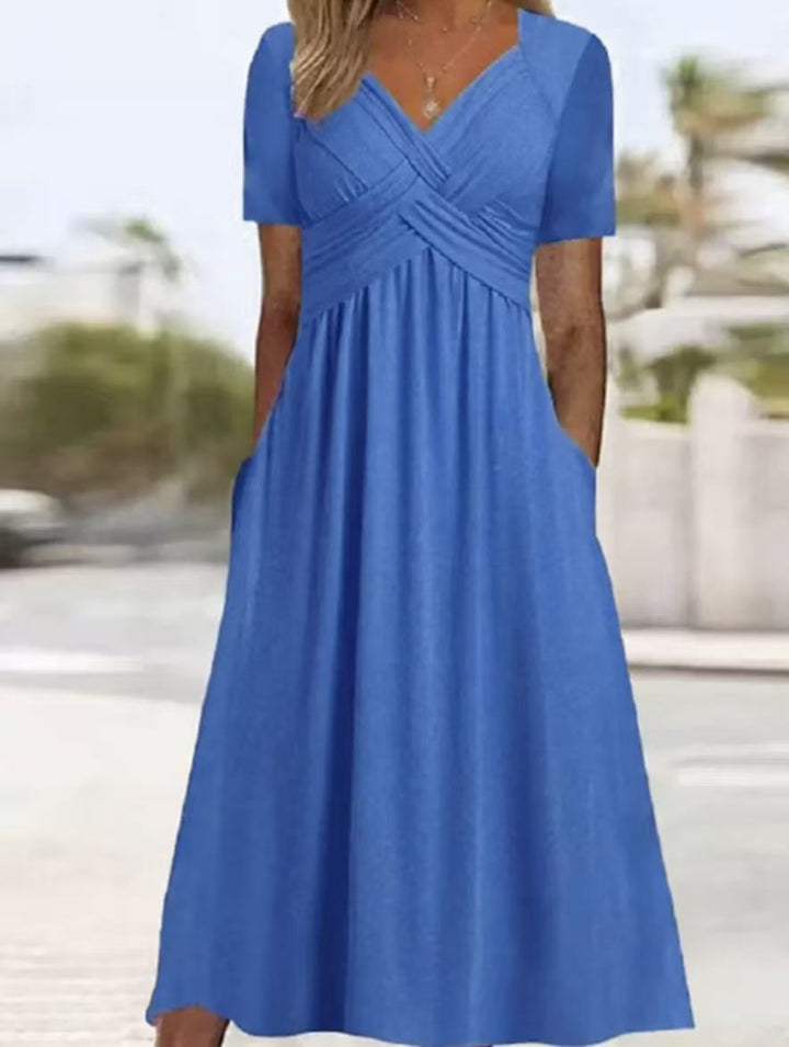 Damen lockeres Maxi-Kleid Echo Archiv