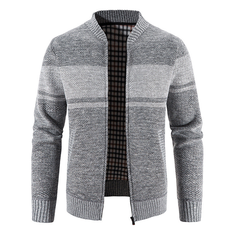 Herren modische Strickjacke mit strukturiertem Design Echoarchiv