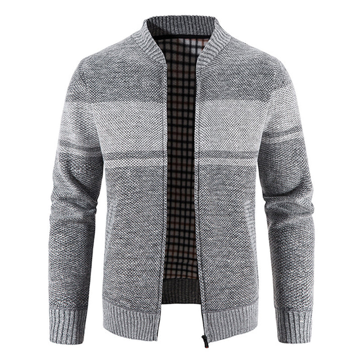 Herren modische Strickjacke mit strukturiertem Design Echoarchiv