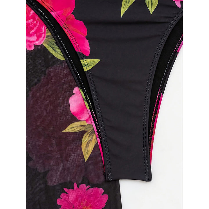 Damen Badeanzug-Set mit elegantem Wickelrock Echo Archiv