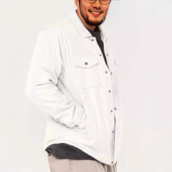 Herren Cordjacke mit praktischen Brusttaschen und weichem Innenfutter Echoarchiv
