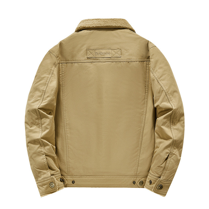 Herren lässige Übergangsjacke mit Teddyfutter Echo Archiv