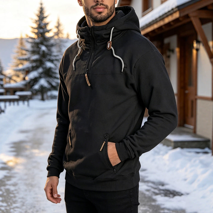 Herren Winddichte Kapuzenjacke Echo Archiv