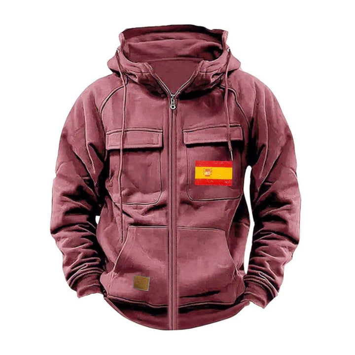 Herren funktionale Jacke mit mehreren Taschen Echoarchiv