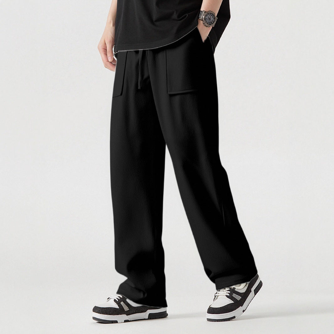 Herren Bequeme Cargo-Hose mit praktischen Taschen und elastischem Bund Echoarchiv