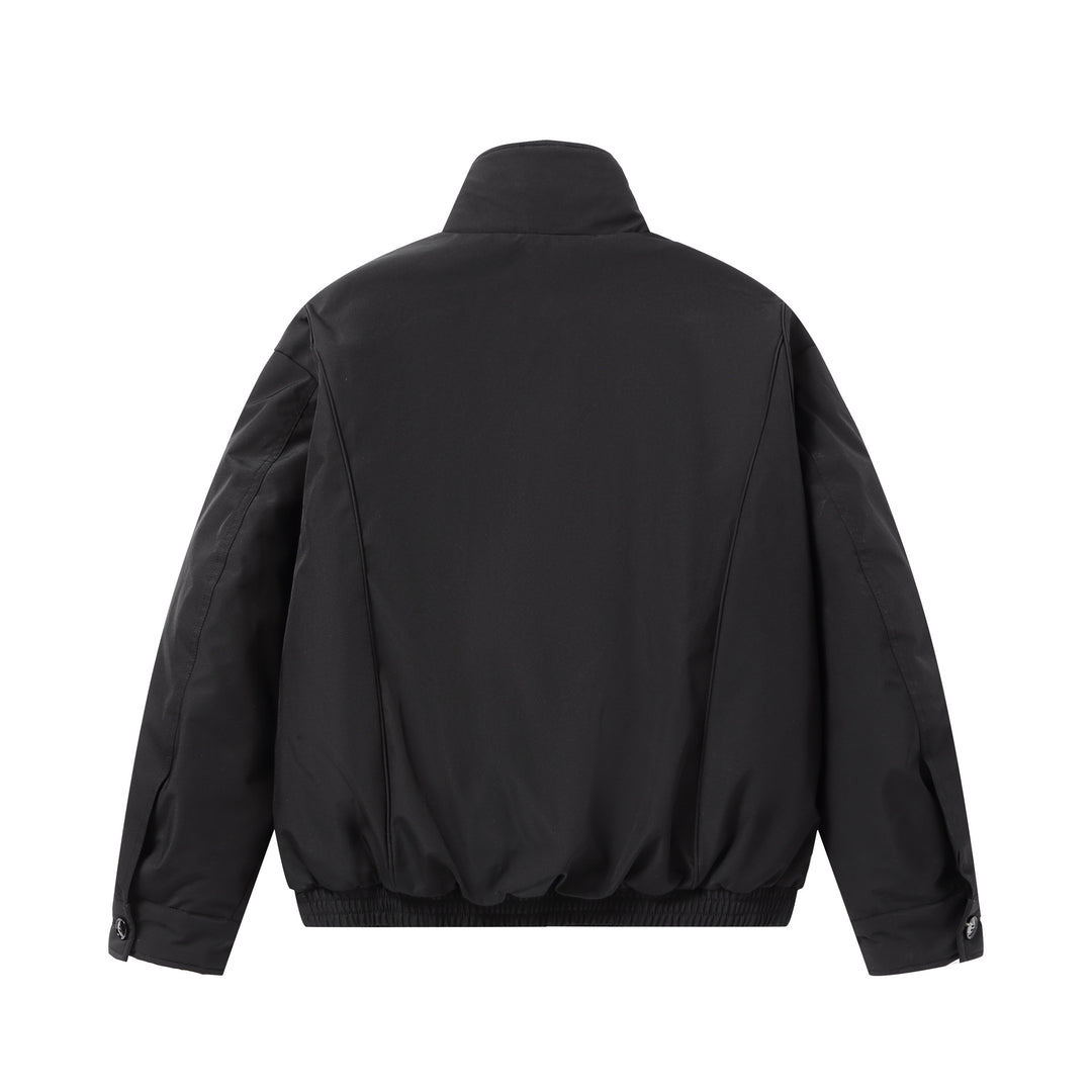 Herren Kurz geschnittene Thermobomberjacke mit hohem Teddykragen Echoarchiv