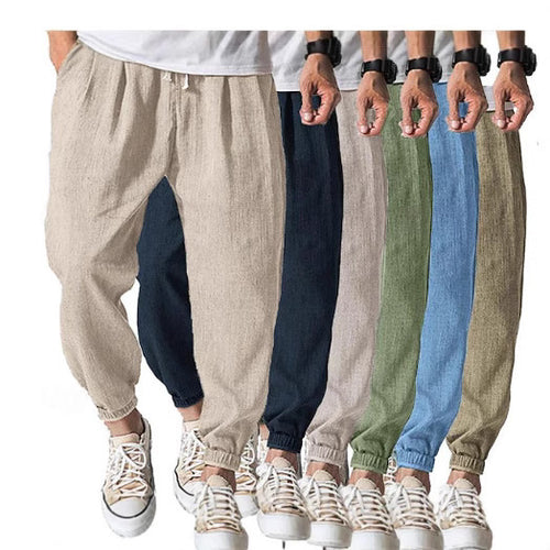 Herren lässige Relaxhose mit elastischem Bund und praktischen Taschen Echoarchiv