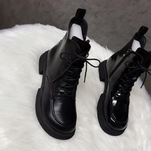 Damen Modische und komfortable Lederstiefeletten Echo Archiv