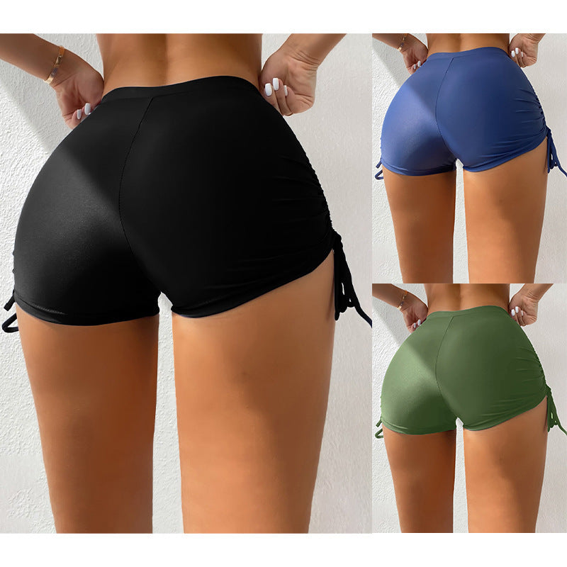 Damen Strukturierte Badeshorts mit verstellbaren Seitenbändern Echo Archiv
