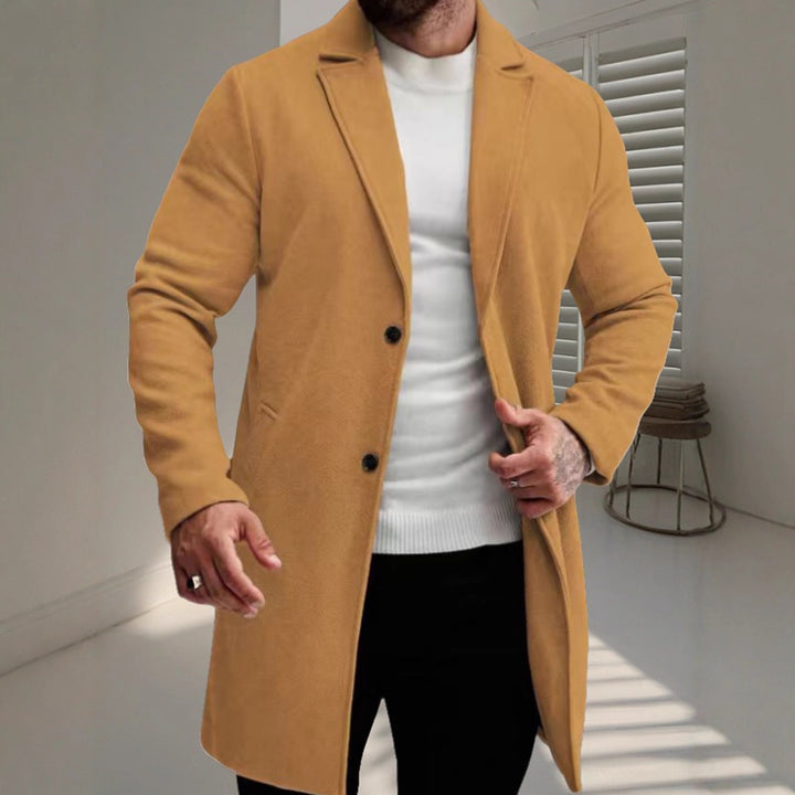 Herren eleganter Wollmantel Echoarchiv