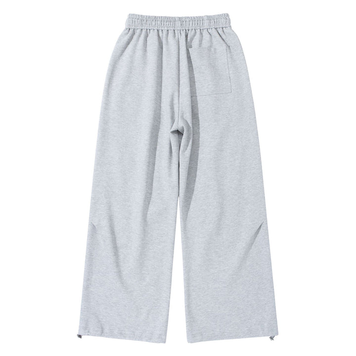 Unisex Weite French‑Terry Sweatpant mit elastischem Tunnelzugbund, Seitentaschen und verstellbarem Saum Echoarchiv