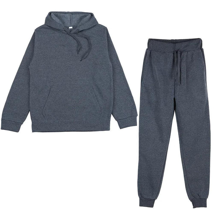Unisex weiches Lounge-Set mit Oversize-Hoodie, taillenhoher Jogginghose und geripptem Knöchelabschluss Echo Archiv