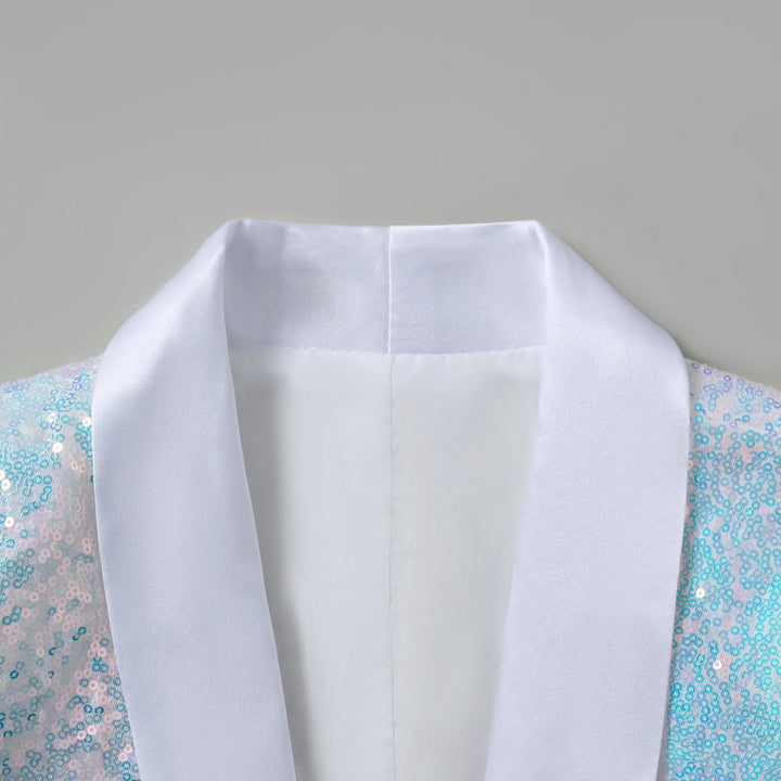 Herren glamouröser Pailletten Blazer Echoarchiv