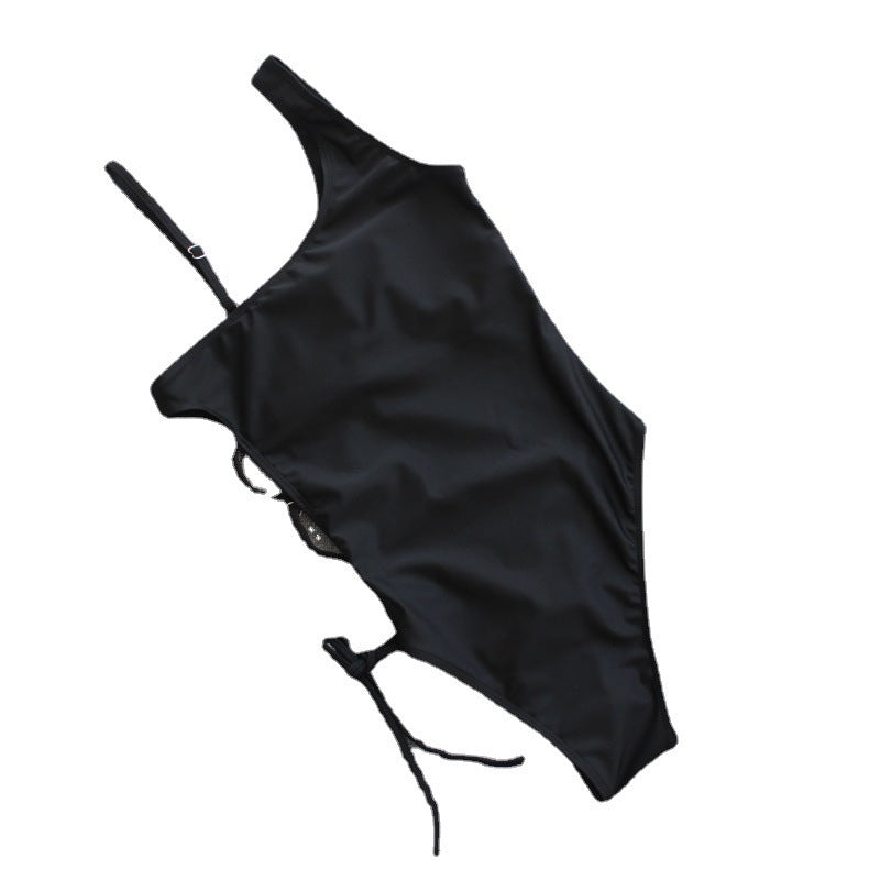 Damen Einteiler Badeanzug mit seitlichen Cut-Outs und modernem Leoprint Echo Archiv